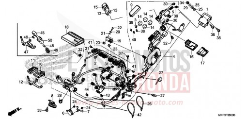 FAISCEAU DES FILS CBR1000S2H de 2017